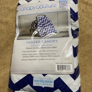 Infant Car seat canopy, one size fits most… Great for monogramming.